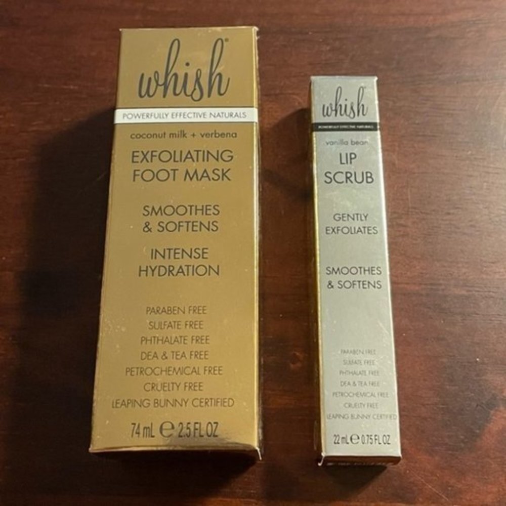 ✨WHISH bundle lip scrub and foot mask - Picture 2 of 3